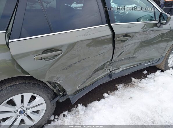 4S4BSACC5H3410846 2017 SUBARU OUTBACK Green Вид спереду