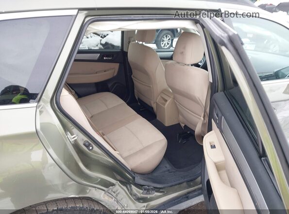4S4BSACC5H3410846 2017 SUBARU OUTBACK Green Вид наклейки з VIN-кодом