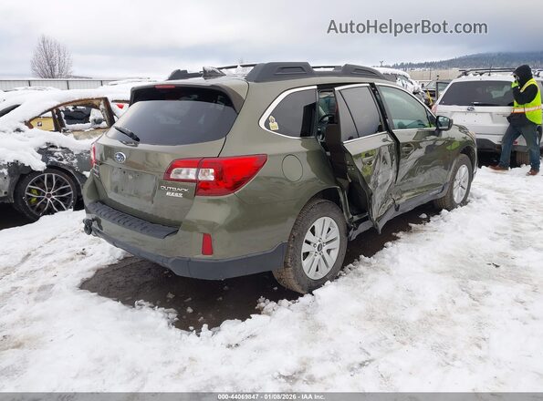 4S4BSACC5H3410846 2017 SUBARU OUTBACK Green Задня права чверть