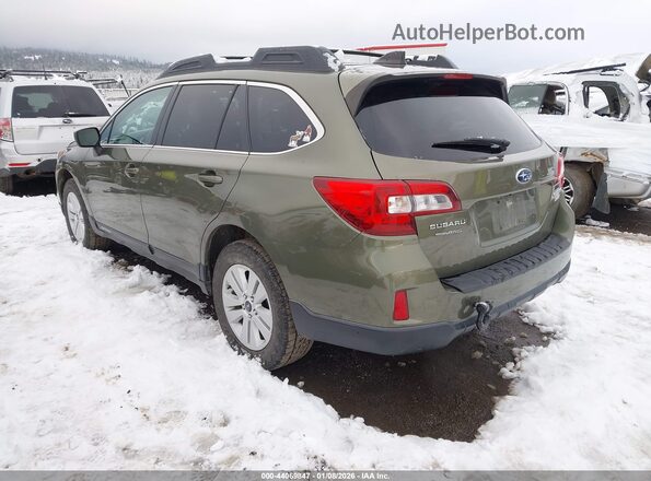 4S4BSACC5H3410846 2017 SUBARU OUTBACK Green Задня ліва чверть