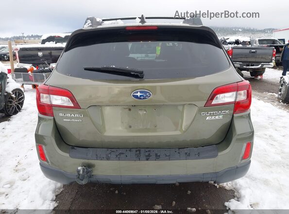 4S4BSACC5H3410846 2017 SUBARU OUTBACK Green 