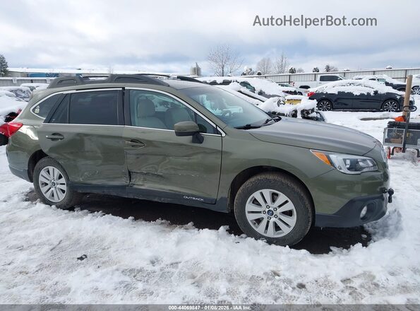 4S4BSACC5H3410846 2017 SUBARU OUTBACK Green Вид задньої частини салону