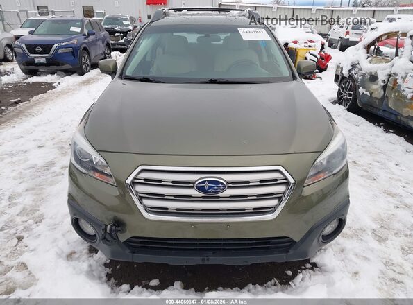 4S4BSACC5H3410846 2017 SUBARU OUTBACK Green Вид щитка приладів