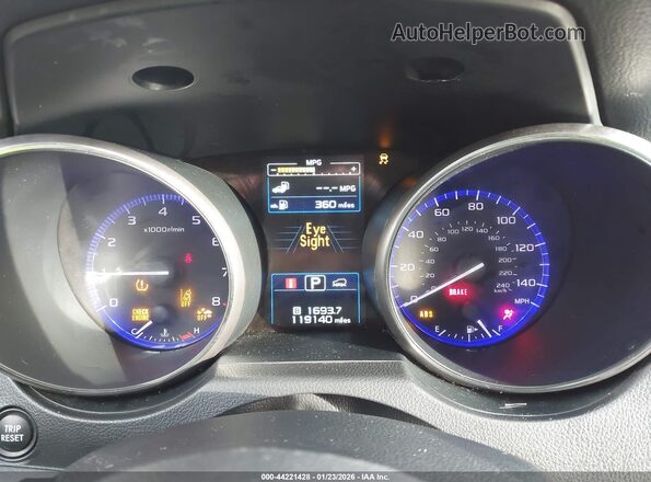 4S4BSAFCXK3237540 2019 SUBARU OUTBACK Silver უკანა სავარძლების ხედი