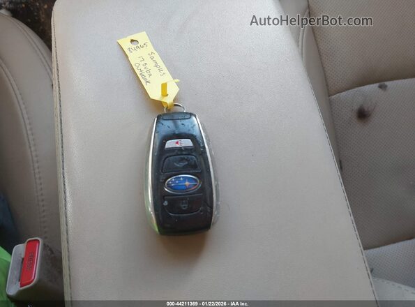 4S4BSANC1H3394545 2017 SUBARU OUTBACK Blue Առջևի վահանակի տեսք