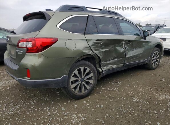 4S4BSANC2G3336104 2016 SUBARU OUTBACK Green Հետևի աջ
