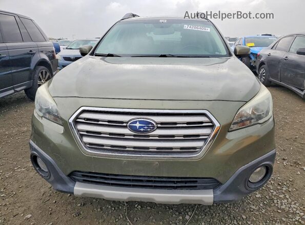 4S4BSANC2G3336104 2016 SUBARU OUTBACK Green Դիմացի տեսք