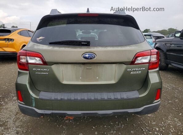 4S4BSANC2G3336104 2016 SUBARU OUTBACK Green Հետևի տեսք