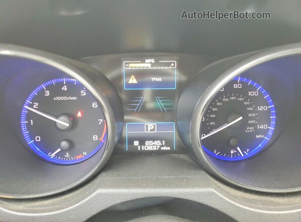 4S4BSANC2G3336104 2016 SUBARU OUTBACK Green Սարքավորումների վահանակի տեսք