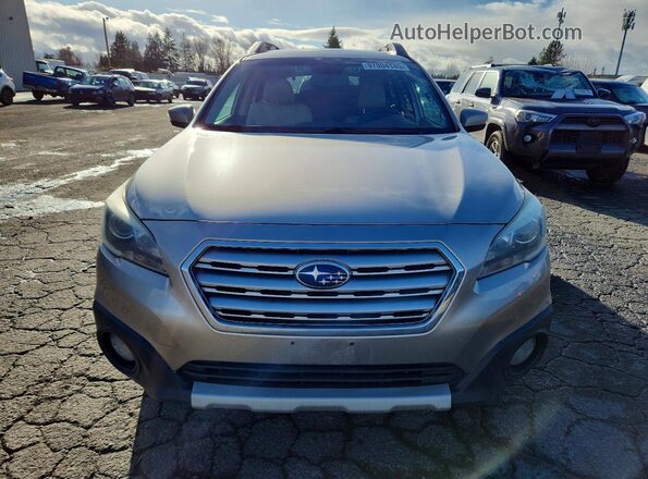 4S4BSANC4G3360081 2016 SUBARU OUTBACK Бежевый Вид спереди