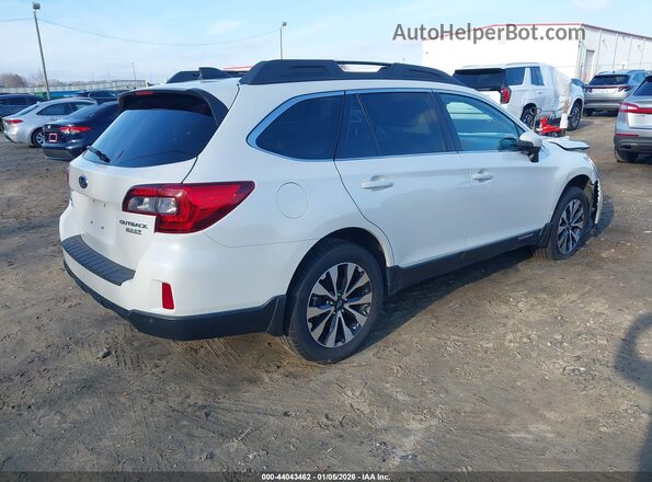 4S4BSANC7H3389978 2017 SUBARU OUTBACK White Задня права чверть