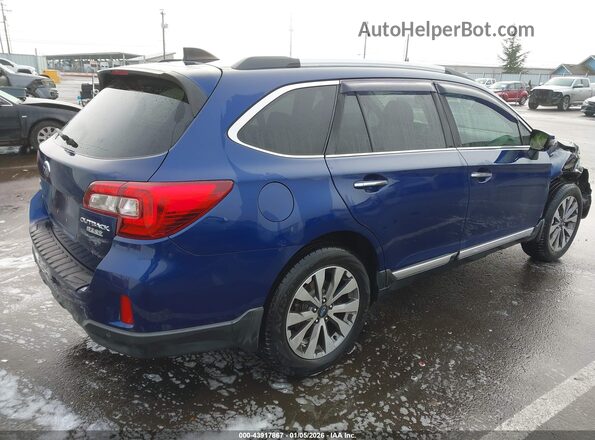 4S4BSATC5H3296802 2017 SUBARU OUTBACK Blue Задня права чверть