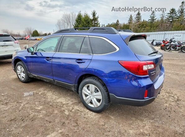 4S4BSCAC9G3228869 2016 SUBARU OUTBACK Blue უკანა მარცხენა