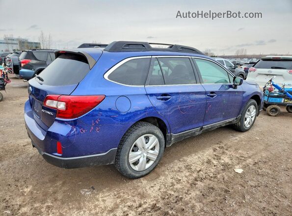 4S4BSCAC9G3228869 2016 SUBARU OUTBACK Blue უკანა მარჯვენა