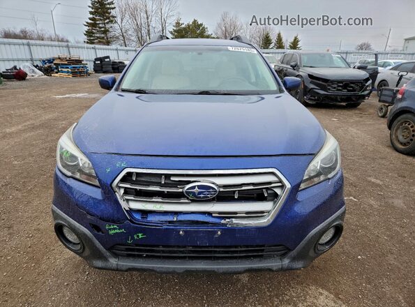 4S4BSCAC9G3228869 2016 SUBARU OUTBACK Blue წინა ხედი