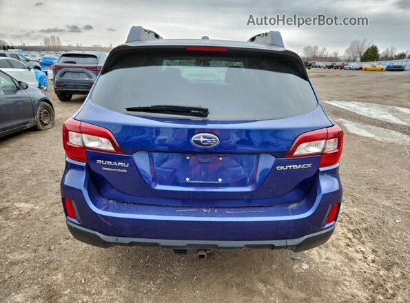 4S4BSCAC9G3228869 2016 SUBARU OUTBACK Blue უკანა ხედი