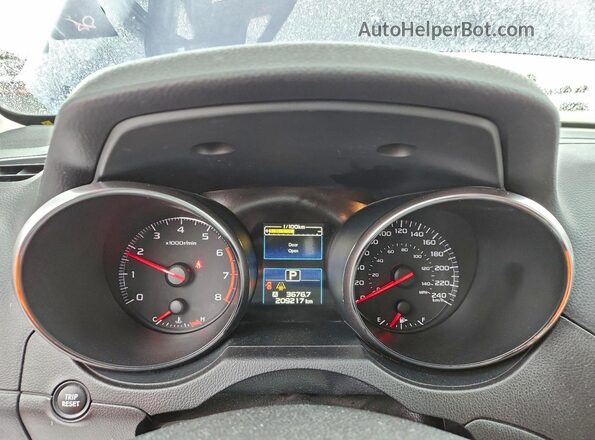 4S4BSCAC9G3228869 2016 SUBARU OUTBACK Blue ხელსაწყოთა პანელის ხედი