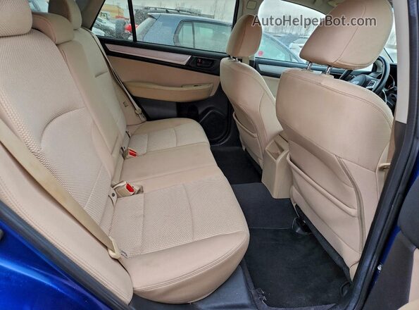 4S4BSCAC9G3228869 2016 SUBARU OUTBACK Blue უკანა სალონის ხედი