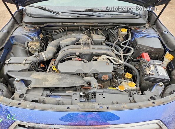 4S4BSCAC9G3228869 2016 SUBARU OUTBACK Blue ძრავის განყოფილების ხედი