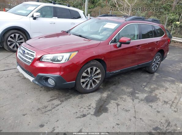 4S4BSENC1G3244182 2016 SUBARU OUTBACK Red Front left