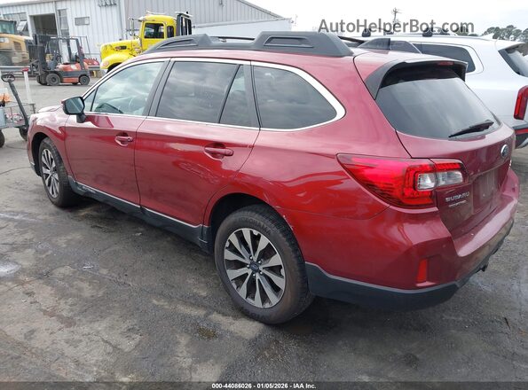 4S4BSENC1G3244182 2016 SUBARU OUTBACK Red Rear left
