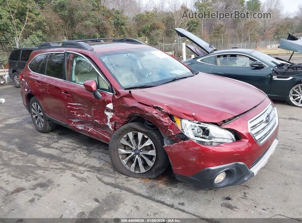 4S4BSENC1G3244182 2016 SUBARU OUTBACK Red Rear interior view