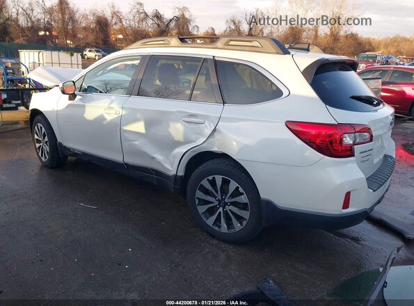 4S4BSENC3G3277989 2016 SUBARU OUTBACK White Задня ліва чверть