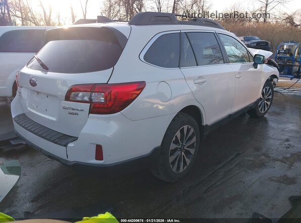 4S4BSENC3G3277989 2016 SUBARU OUTBACK White Задня права чверть