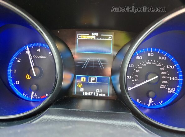 4S4BSENC8G3215746 2016 SUBARU OUTBACK White Vista del cuadro de instrumentos