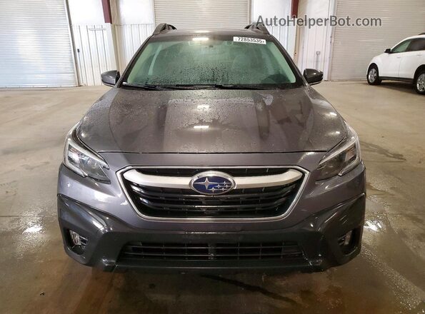 4S4BTACC1L3184858 2020 SUBARU OUTBACK Gray Вид спереду