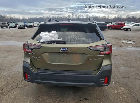 4S4BTADC2N3221434 2022 SUBARU OUTBACK Green Rear view