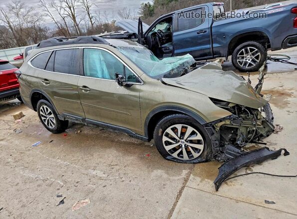 4S4BTADC3N3223127 2022 SUBARU OUTBACK Green Передня права чверть