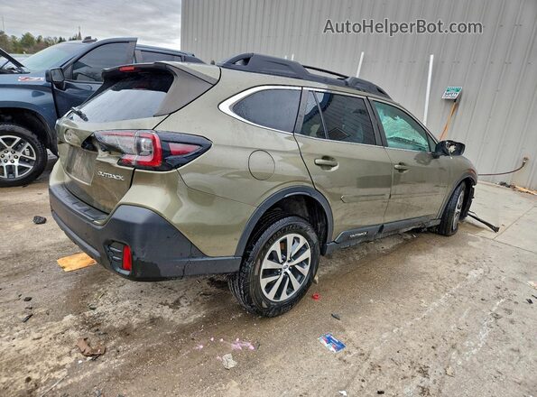 4S4BTADC3N3223127 2022 SUBARU OUTBACK Green Задня права чверть