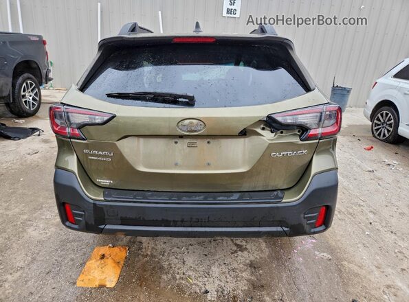 4S4BTADC3N3223127 2022 SUBARU OUTBACK Green Вид ззаду