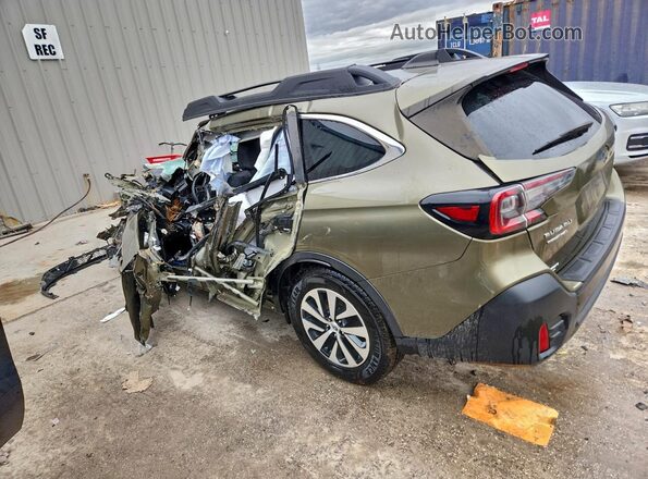 4S4BTADC3N3223127 2022 SUBARU OUTBACK Green Задня ліва чверть