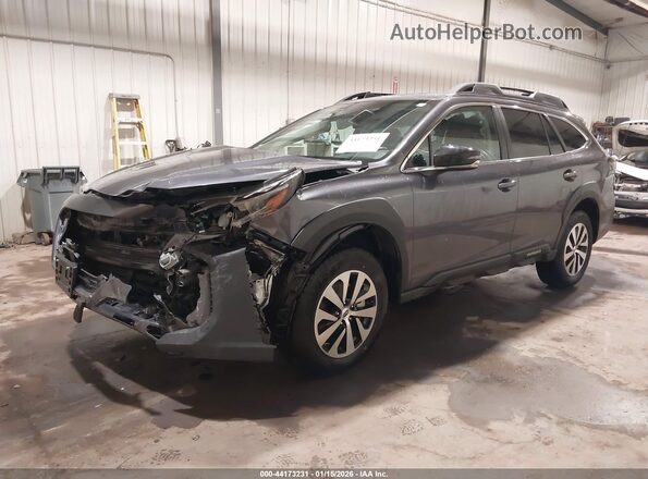 4S4BTADC4S3178436 2025 SUBARU OUTBACK Gray Передня ліва чверть