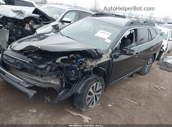 4S4BTADC9N3101503 2022 SUBARU OUTBACK Black Առջևի ձախ երեք քառորդ տեսարան