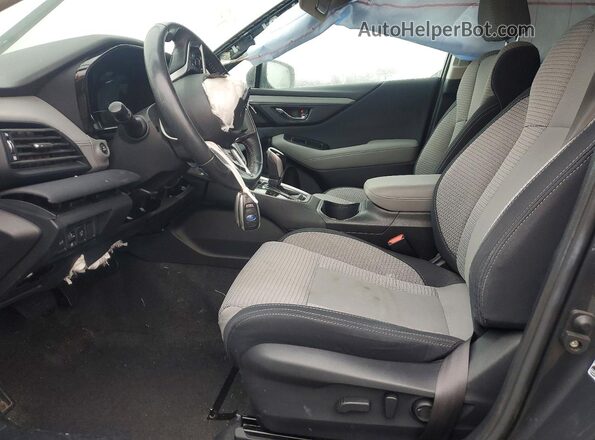 4S4BTADCXM3212009 2021 SUBARU OUTBACK Gray Widok wnętrza z przodu