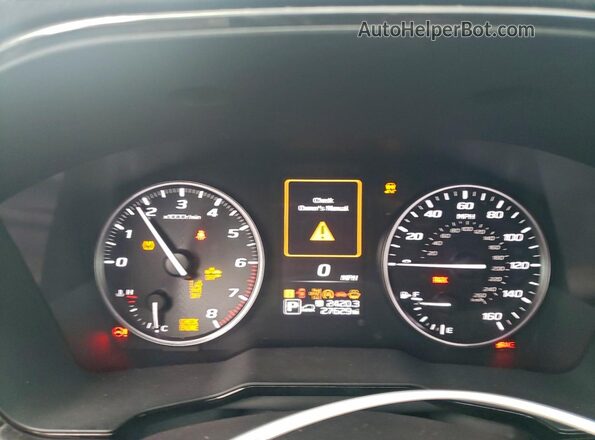 4S4BTAFC7R3258479 2024 SUBARU OUTBACK Черный Вид щитка приборов