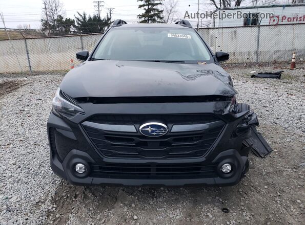 4S4BTAFC7R3258479 2024 SUBARU OUTBACK Черный Вид спереди