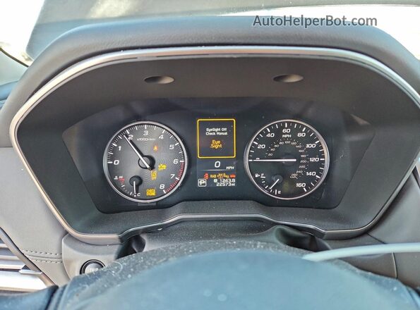 4S4BTALC2P3179223 2023 SUBARU OUTBACK Gray Вид щитка приладів