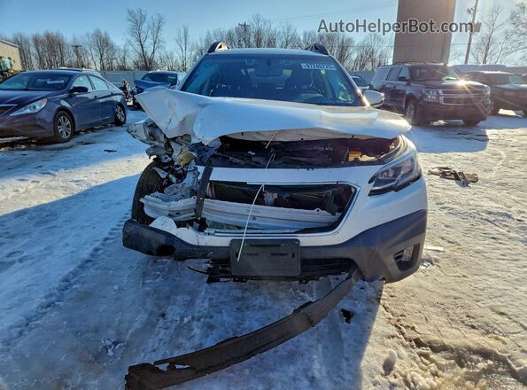 4S4BTANC1M3220708 2021 SUBARU OUTBACK White Vista frontal