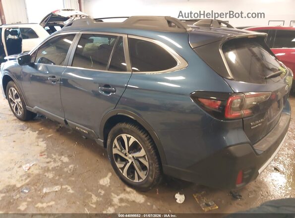 4S4BTANC4N3154253 2022 SUBARU OUTBACK Blue Trasero izquierdo