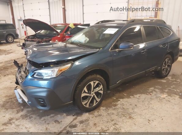 4S4BTANC4N3154253 2022 SUBARU OUTBACK Blue Vista tres cuartos delantera izquierda
