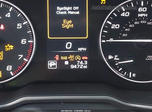 4S4BTANC5R3300164 2024 SUBARU OUTBACK Серый 