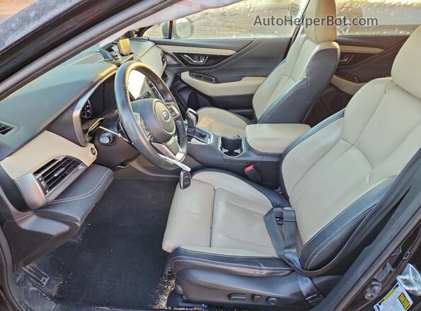 4S4BTANC6P3208364 2023 SUBARU OUTBACK Black Widok wnętrza z przodu