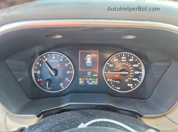 4S4BTANC7N3255402 2022 SUBARU OUTBACK White ხელსაწყოთა პანელის ხედი