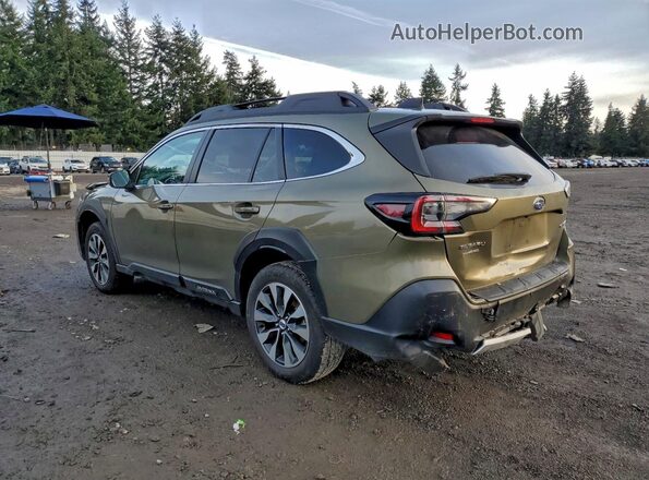 4S4BTANC7P3224217 2023 SUBARU OUTBACK Green Trasero izquierdo