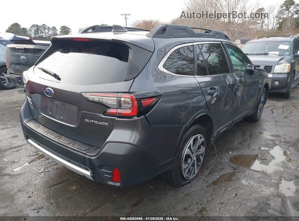 4S4BTANC8L3256684 2020 SUBARU OUTBACK Gray Tył prawy