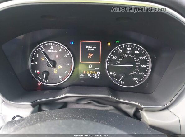 4S4BTANC8L3256684 2020 SUBARU OUTBACK Gray Widok tylnych siedzeń